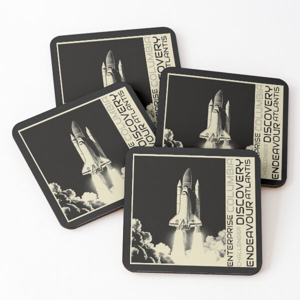 Item preview, Space Shuttle Program Retro Launch Vehicle Names designed and sold by KiwiRider.