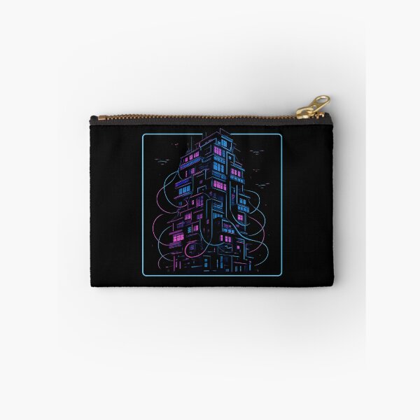 Item preview, Overcrowded Future – Neon Cyberpunk Apartment Block designed and sold by AddictiveDesign.