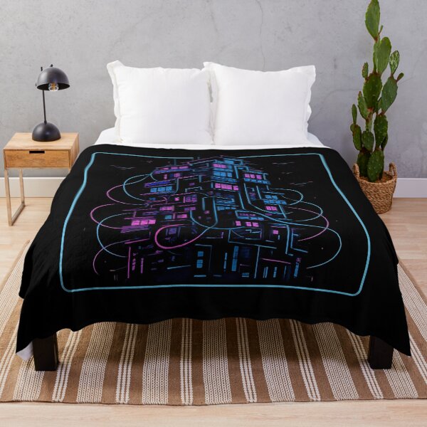 Item preview, Overcrowded Future – Neon Cyberpunk Apartment Block designed and sold by AddictiveDesign.