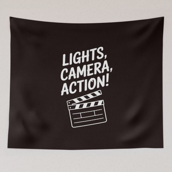 Item preview, Lights Camera Action Movie Director Movie Clapper Board Gift designed and sold by hettingerchaim.