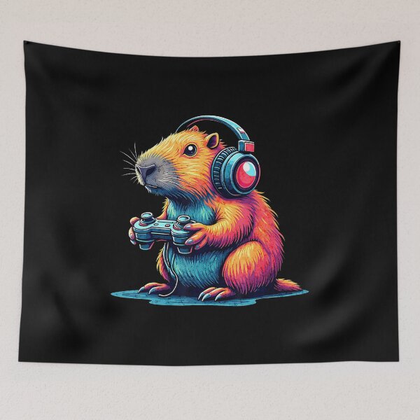 Item preview, Capybara Funny Video Games Capybara Boys Kids Capybara Gamer designed and sold by ConnieDora.