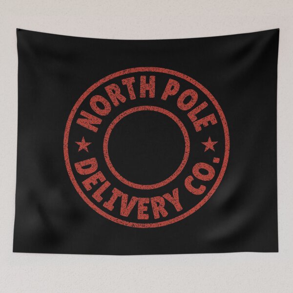 Item preview, North Pole Delivery Co – Vintage Christmas Stamp Design designed and sold by Kewessthetic.