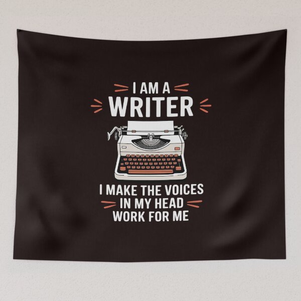 Item preview, Im A Writer I Make Voices In My Head Work For Me designed and sold by hettingerchaim.