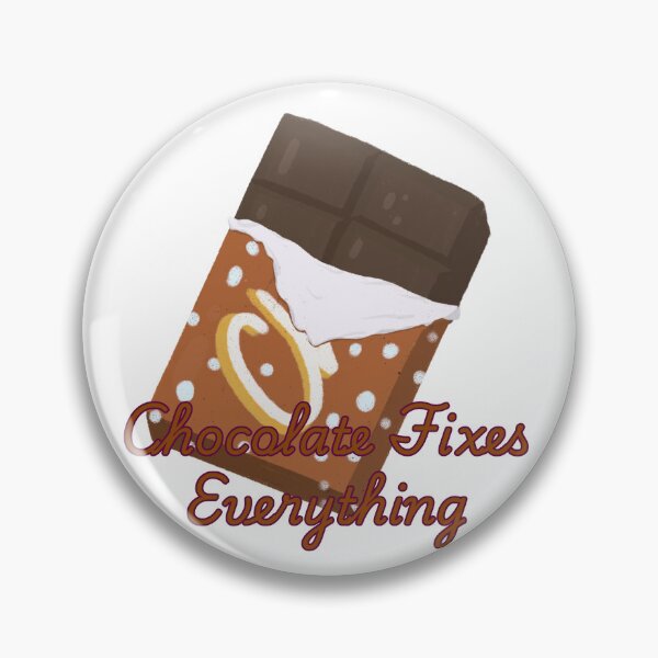 Item preview, Chocolate Fixes Everything – Cozy Dessert Quote Design designed and sold by QuistMudPies.