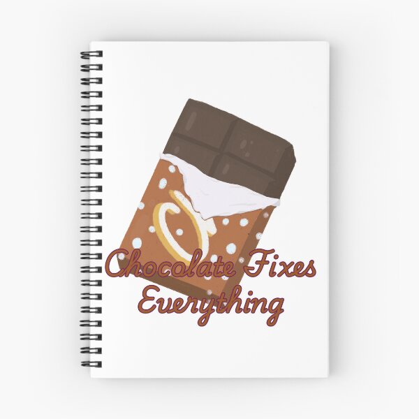 Item preview, Chocolate Fixes Everything – Cozy Dessert Quote Design designed and sold by QuistMudPies.