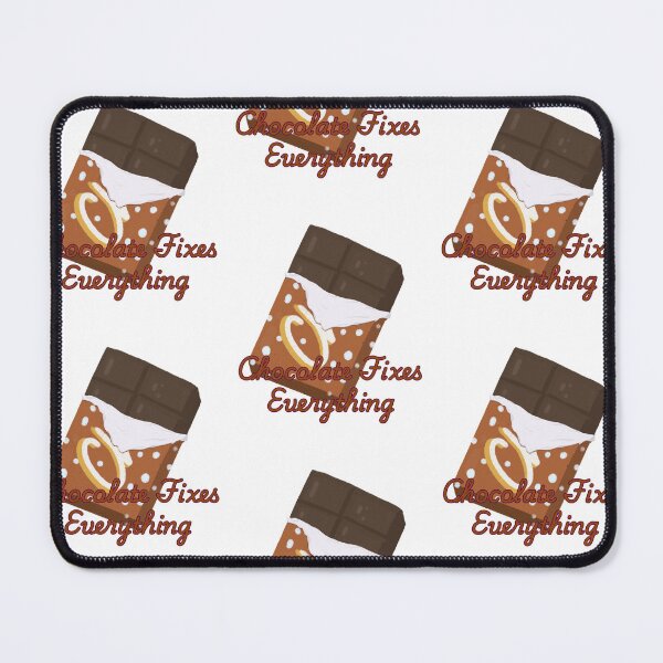 Item preview, Chocolate Fixes Everything – Cozy Dessert Quote Design designed and sold by QuistMudPies.