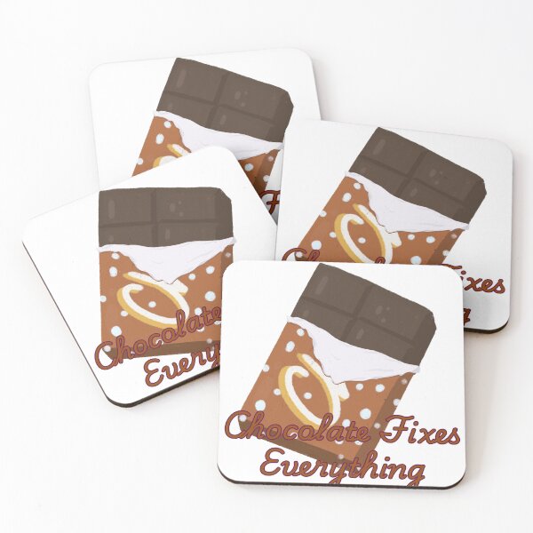 Item preview, Chocolate Fixes Everything – Cozy Dessert Quote Design designed and sold by QuistMudPies.