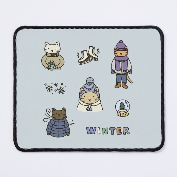 Item preview, Winter Cats designed and sold by CherryUpShop.