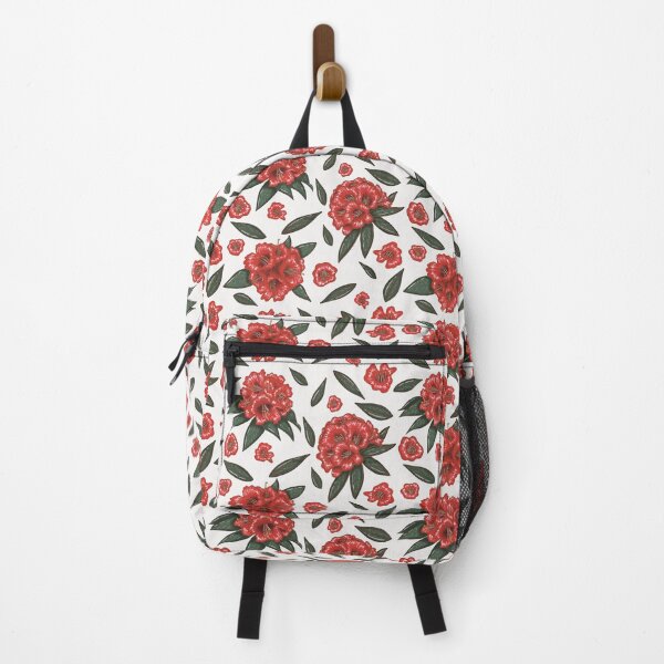 Item preview, Red Rhododendron Seamless Print - Laliguras designed and sold by Tikulihandmade.