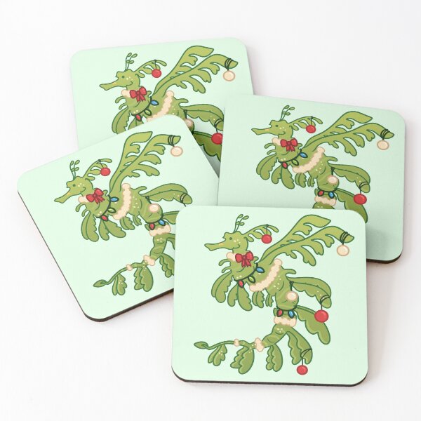 Item preview, Christmas Tree Leafy Seadragon Seahorse designed and sold by Aloe and Monstera.