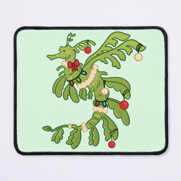 Item preview, Christmas Tree Leafy Seadragon Seahorse designed and sold by Aloe and Monstera.