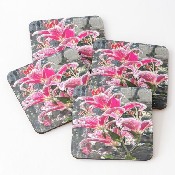Item preview, ambers flowers hsl colorful abstract design designed and sold by SmashingDeals.