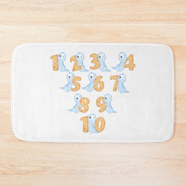Item preview, Dinosaur Boy And Numbers designed and sold by SpreadingALOHA.