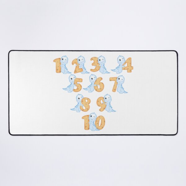 Item preview, Dinosaur Boy And Numbers designed and sold by SpreadingALOHA.