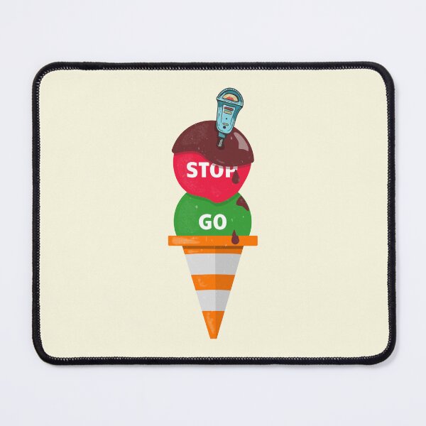 Item preview, Road cone used as ice cream cone designed and sold by piedaydesigns.