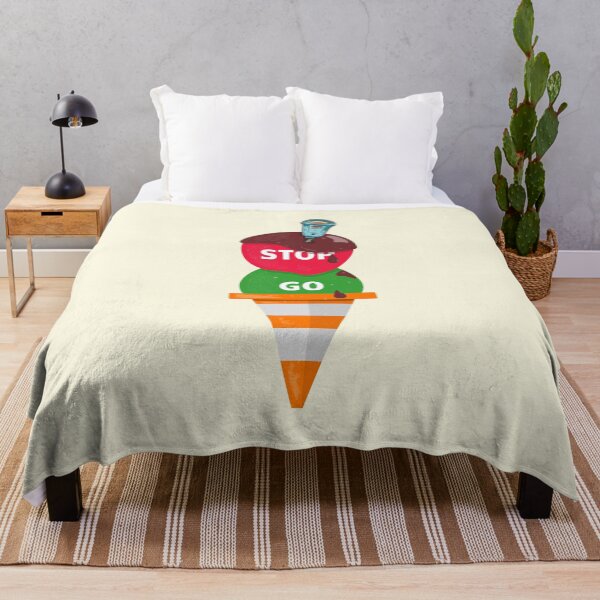 Item preview, Road cone used as ice cream cone designed and sold by piedaydesigns.