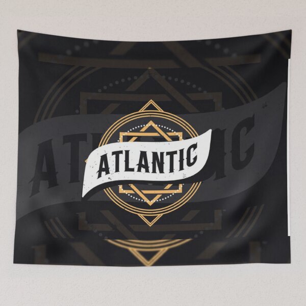Item preview, Atlantic King – Black & Gold Emblem Streetwear designed and sold by BriarRoseSupply.