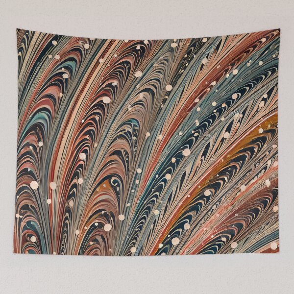 Item preview, Vintage Marbled Paper Pattern Retro Abstract Design designed and sold by PinUpPizzazz.