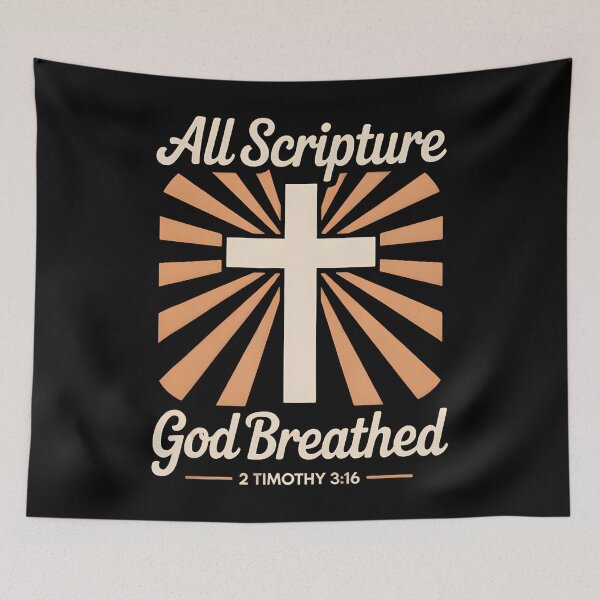 Item preview, All Scripture God Breathed 2 Timothy 316 Cross designed and sold by SelmaBonnie.