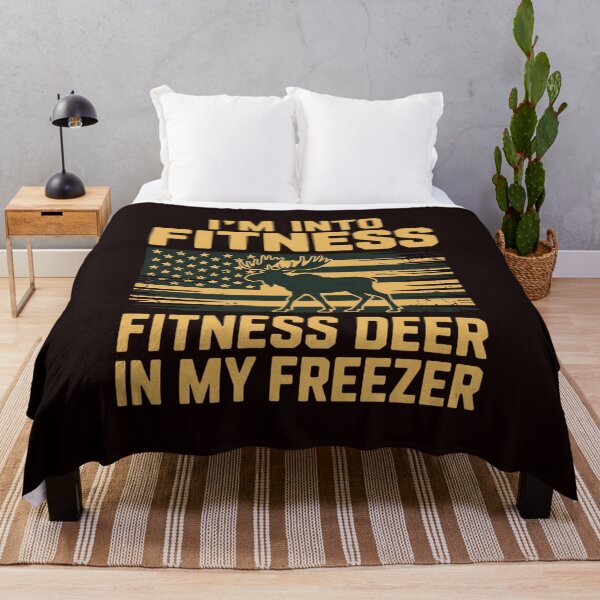 Item preview, Hunting Im Into Fitness Fit Ness Deer Freezer Men Women Kids designed and sold by hettingerchaim.