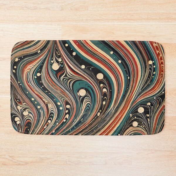 Item preview, Vintage Marbled Paper Pattern Retro Abstract Design designed and sold by PinUpPizzazz.