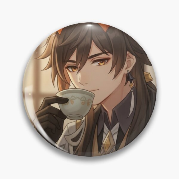Item preview, Zhongli Genshin Impact Drinking Tea designed and sold by xephria-arts.