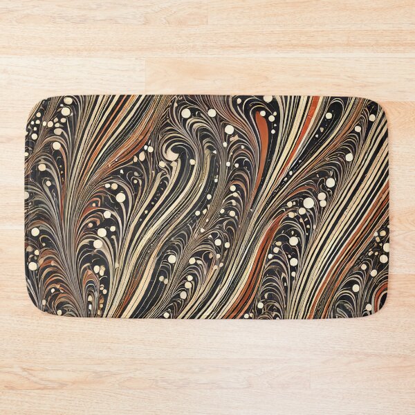 Item preview, Vintage Marbled Paper Pattern Retro Abstract Design designed and sold by PinUpPizzazz.