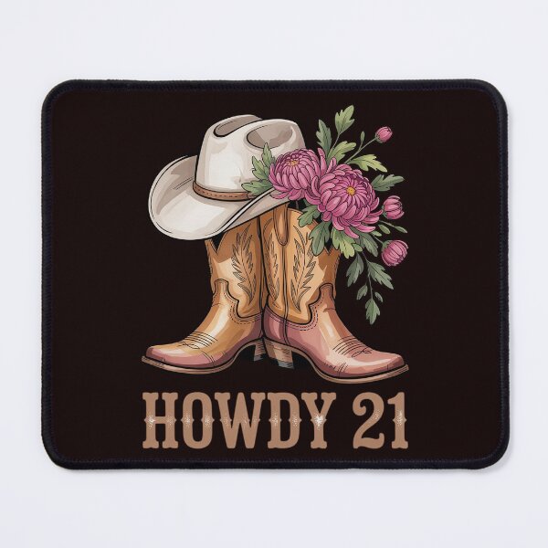 Item preview, Howdy 21 Year Old Girl Western Country Cowgirl 21st Birthday designed and sold by hettingerchaim.