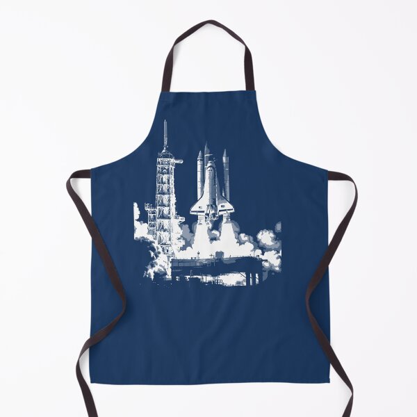 Item preview, Space Shuttle Launch Monochrome Illustration designed and sold by KiwiRider.