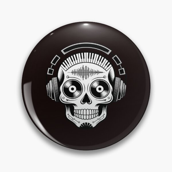Item preview, Sugarskull DJ Table   Skull Disc Jockey Headphones designed and sold by hettingerchaim.