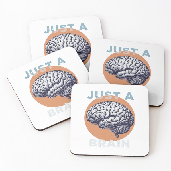 Item preview, Just a Vintage Brain Illustration designed and sold by RED-MOUSE.
