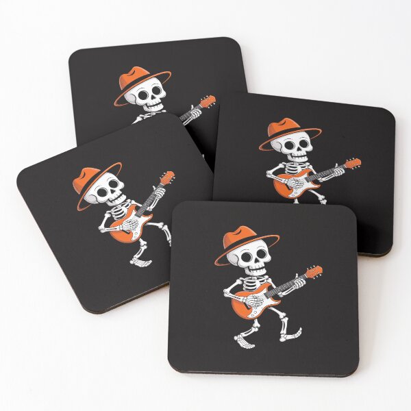 Item preview, Skeleton Playing Electric Guitar Rock Halloween Boys Men designed and sold by ForestMmost.