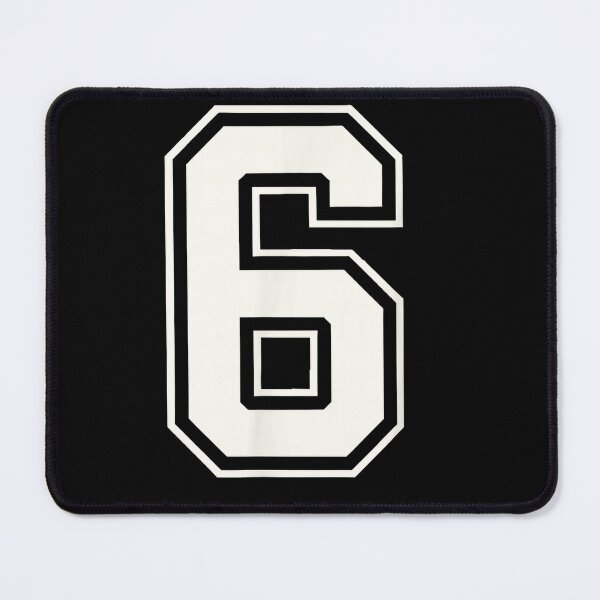 Item preview, Varsity Six - Number 6 Team Spirit Design designed and sold by Mehouter.