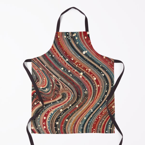 Item preview, Vintage Marbled Paper Pattern Retro Abstract Design designed and sold by PinUpPizzazz.