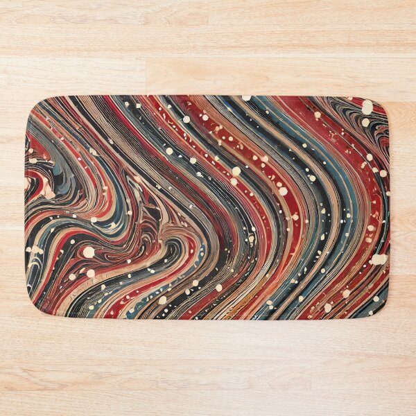 Item preview, Vintage Marbled Paper Pattern Retro Abstract Design designed and sold by PinUpPizzazz.