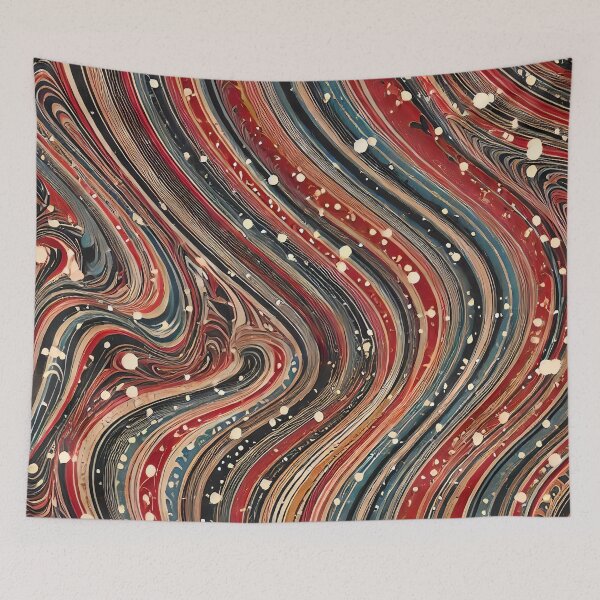 Item preview, Vintage Marbled Paper Pattern Retro Abstract Design designed and sold by PinUpPizzazz.