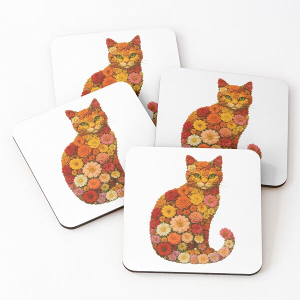 Item preview, Floral Cat designed and sold by DomGDesign.