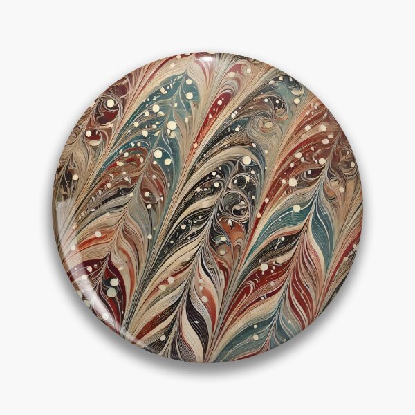 Item preview, Vintage Marbled Paper Pattern Retro Abstract Design designed and sold by PinUpPizzazz.