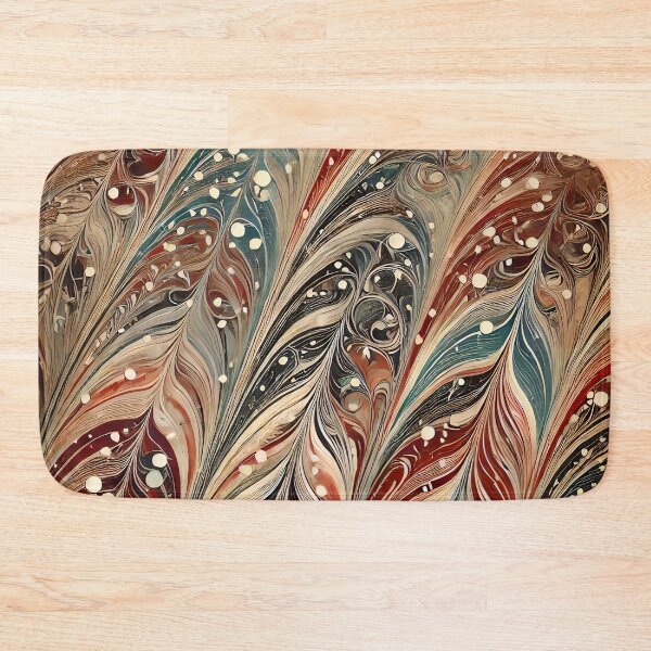 Item preview, Vintage Marbled Paper Pattern Retro Abstract Design designed and sold by PinUpPizzazz.