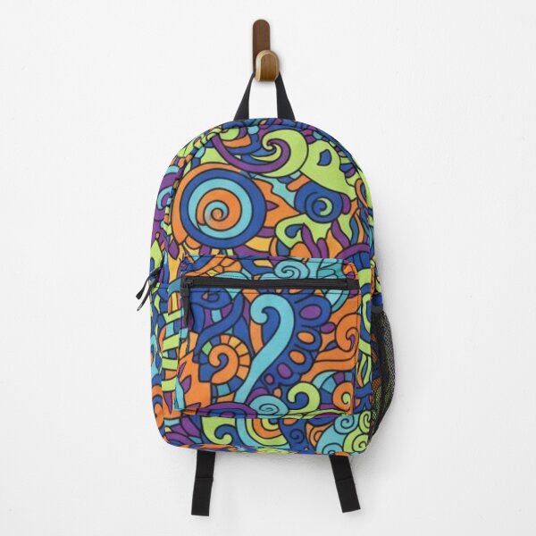 Item preview, Psychedelic Freedom Design - Hippie Groovy Colorful Pattern designed and sold by anandsiva2703.