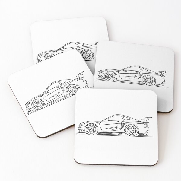 Item preview, High-Performance Car Minimal Line Art designed and sold by TorqueThread.