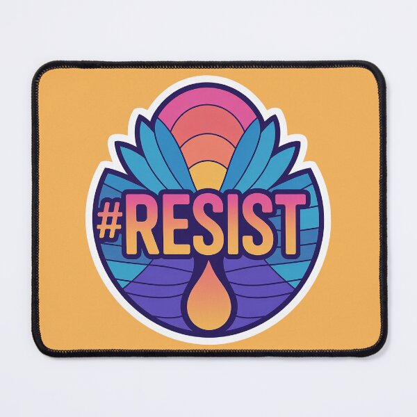 Item preview, #Resist designed and sold by Interrupt Art.