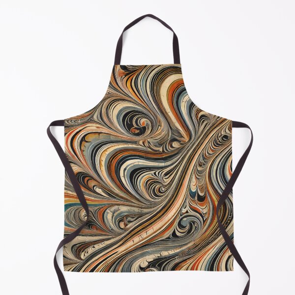 Item preview, Vintage Marbled Paper Pattern Retro Abstract Design designed and sold by PinUpPizzazz.