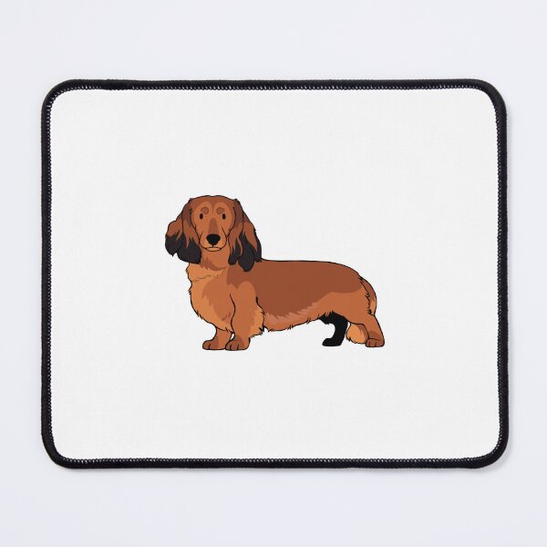 Item preview, Long-haired Dachshund designed and sold by Delirious Artz.