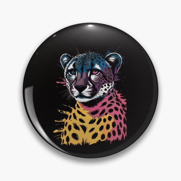 Item preview, Rainbow Cheetah Face - Wildlife Safari Zookeeper Zoologist designed and sold by ForestMmost.