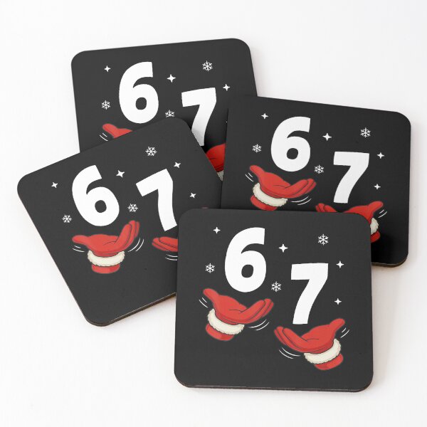 Item preview, 67 Christmas 6 7 Meme Hands 6-7 Pajamas Six Seven designed and sold by AsiaStokes.