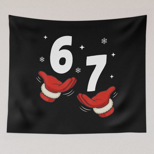 Artikelvorschau, 67 Weihnachten 6 7 Meme Hände 6-7 Pyjamas Sechs Sieben entworfen und verkauft von AsiaStokes.