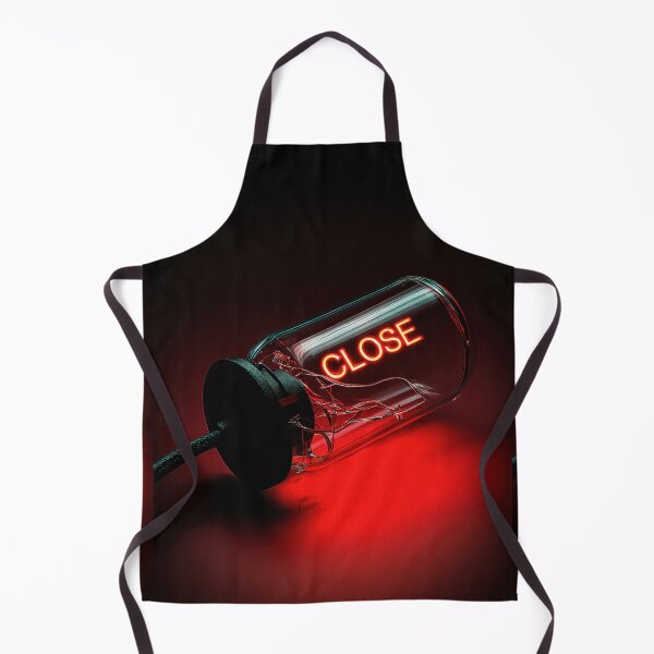 Item preview, Neon “CLOSE” Sign Inside Light Bulb – Modern Red Glow Aesthetic designed and sold by Grafititee.