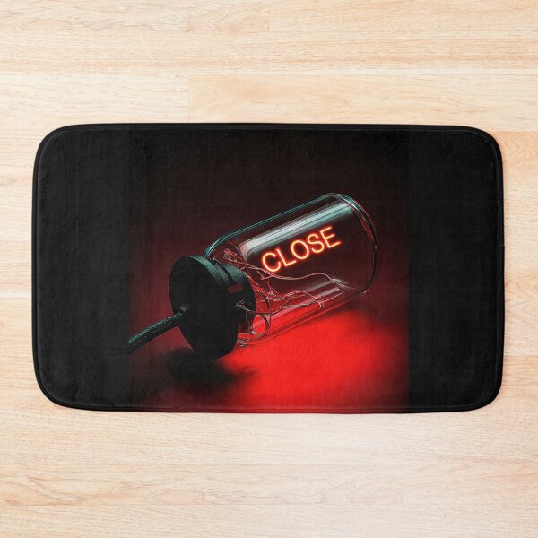 Item preview, Neon “CLOSE” Sign Inside Light Bulb – Modern Red Glow Aesthetic designed and sold by Grafititee.