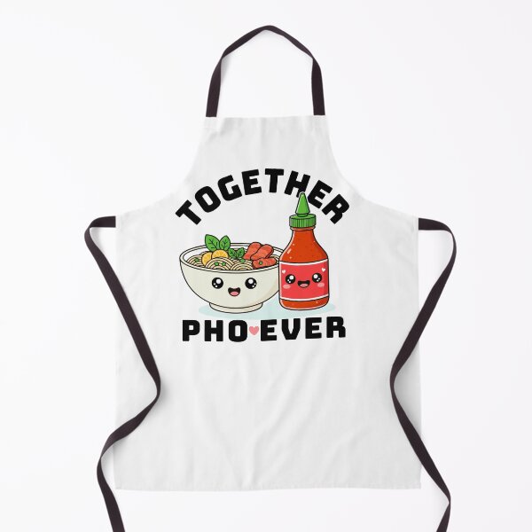 Item preview, Together Pho Ever, Cutest Pho Bowl and Hot Sauce designed and sold by DesireeNguyen.